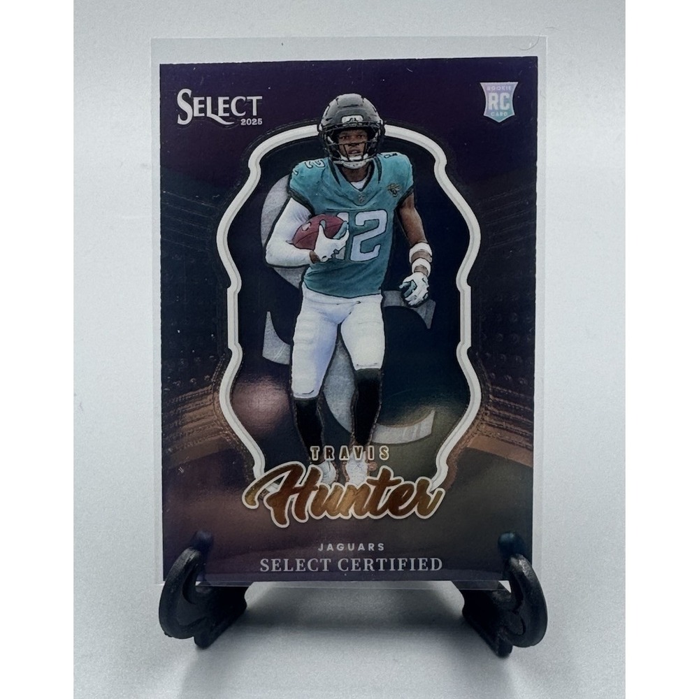 2025 Panini Select TRAVIS HUNTER Select Certified Rookie (RC) #1 - JAGUARS